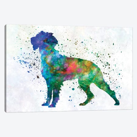 Pont Audemer Spaniel In Watercolor Canvas Print #PUR584} by Paul Rommer Canvas Artwork