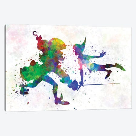 Peter Pan Canvas Print #PUR5860} by Paul Rommer Canvas Art Print