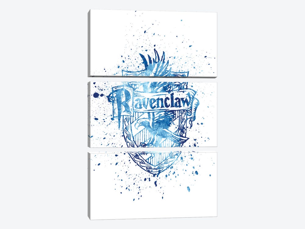 Harry Potter - Ravenclaw by Paul Rommer 3-piece Canvas Artwork