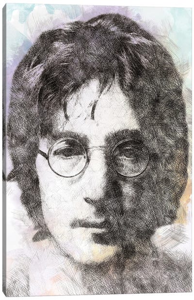 John Lennon II Canvas Art Print - John Lennon