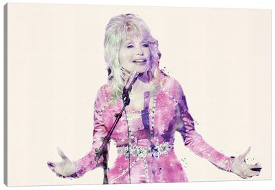 Dolly Parton III Canvas Art Print - Dolly Parton