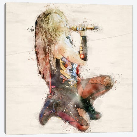 Shakira II Canvas Print #PUR5901} by Paul Rommer Canvas Art