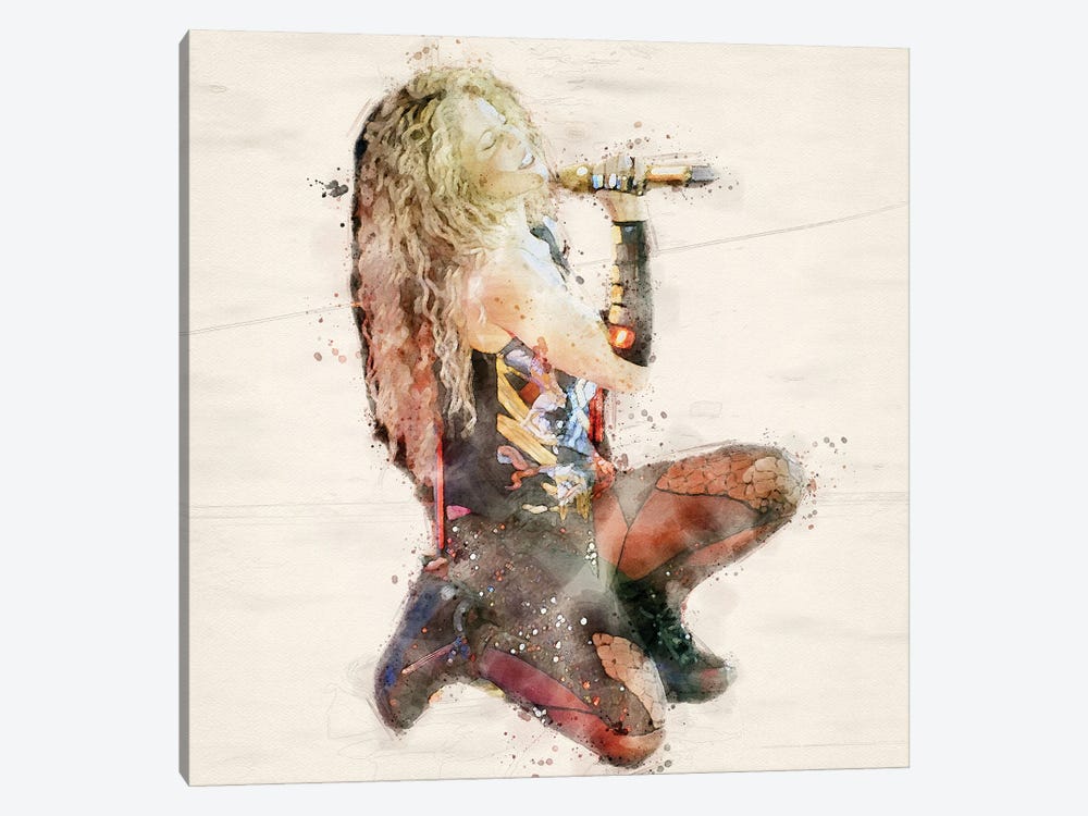 Shakira II by Paul Rommer 1-piece Canvas Art Print