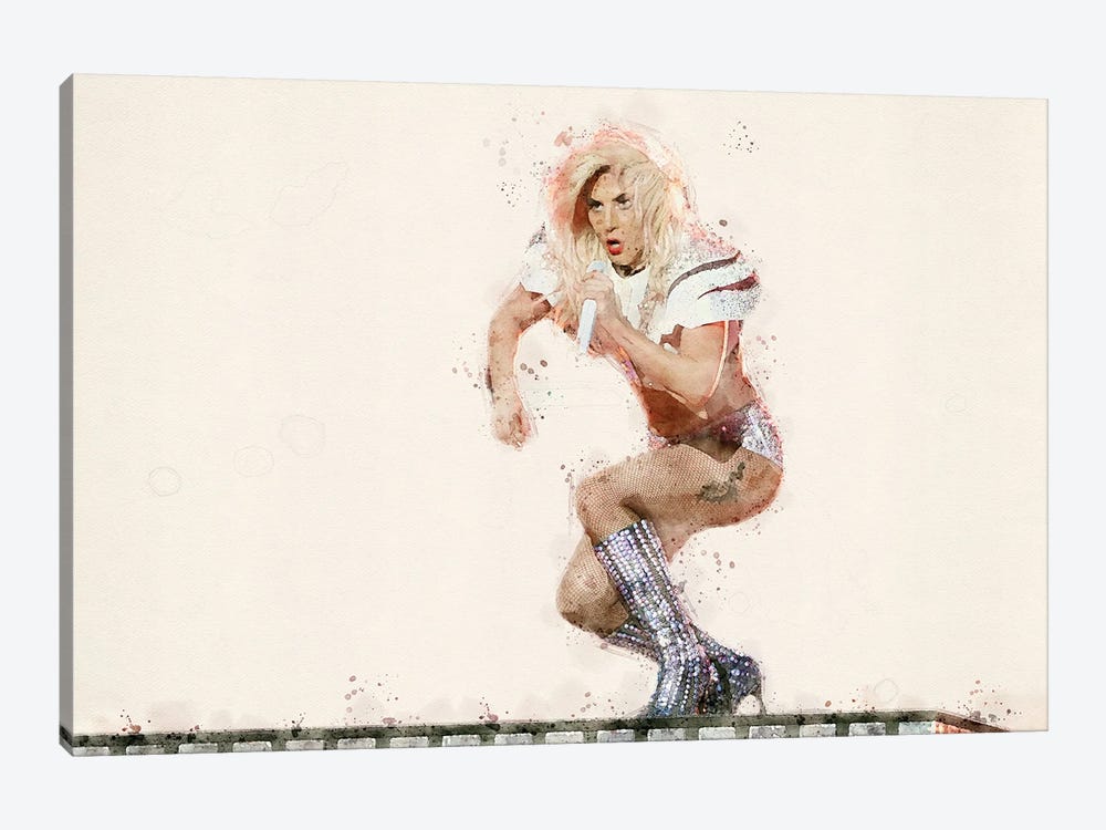 Lady Gaga by Paul Rommer 1-piece Canvas Art