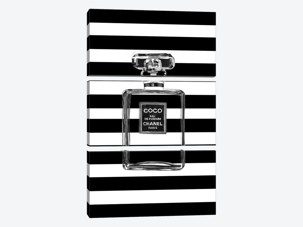 Coco Chanel V by Paul Rommer 3-piece Canvas Art Print