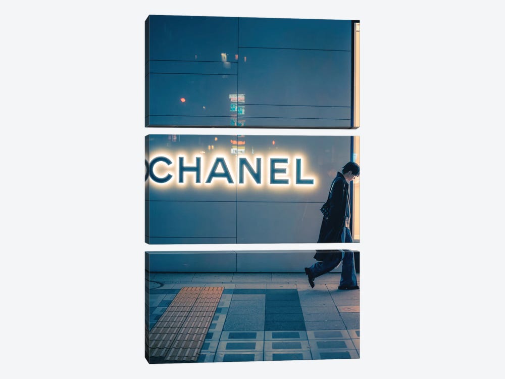 Chanel Fashion Photography by Paul Rommer 3-piece Canvas Wall Art