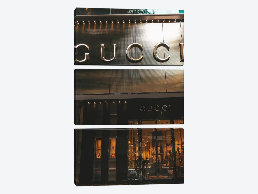 Fashion Brand Photography-Gucci by Paul Rommer 3-piece Canvas Artwork
