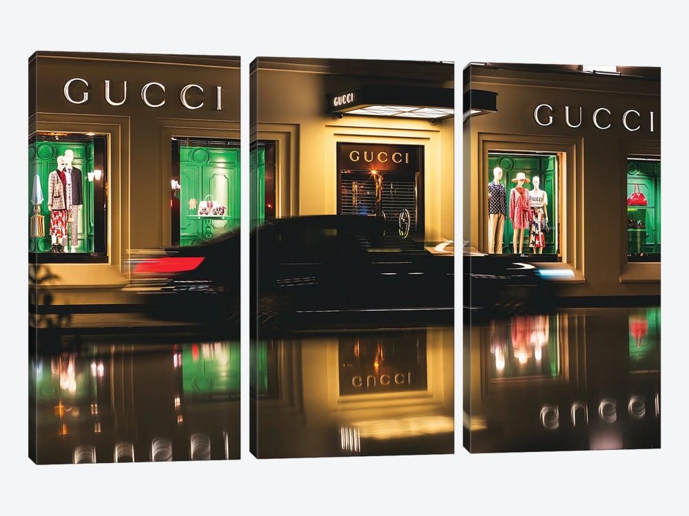 Fashion Brand Photography-Gucci II by Paul Rommer 3-piece Canvas Art