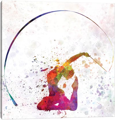 Rhythmic Gymnastics I Canvas Art Print - Gymnastics