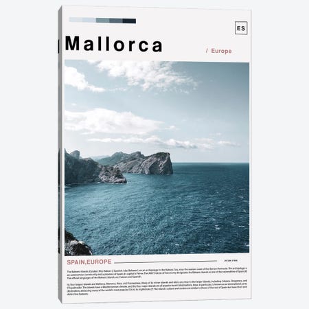 Mallorca Landscape Poster Canvas Print #PUR6081} by Paul Rommer Canvas Art Print