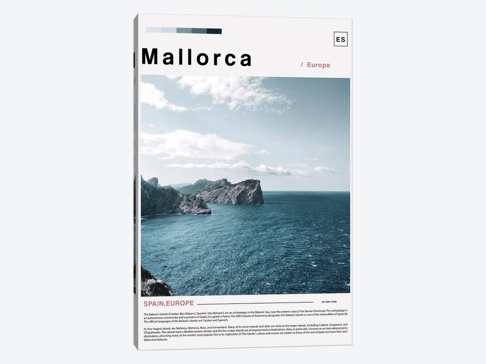 Mallorca Landscape Poster by Paul Rommer 1-piece Art Print