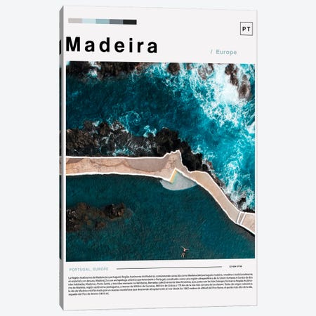 Madeira Landscape Poster Canvas Print #PUR6082} by Paul Rommer Canvas Art Print