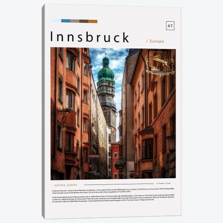 Photo Poster Of Innsbruck Canvas Print #PUR6097} by Paul Rommer Art Print