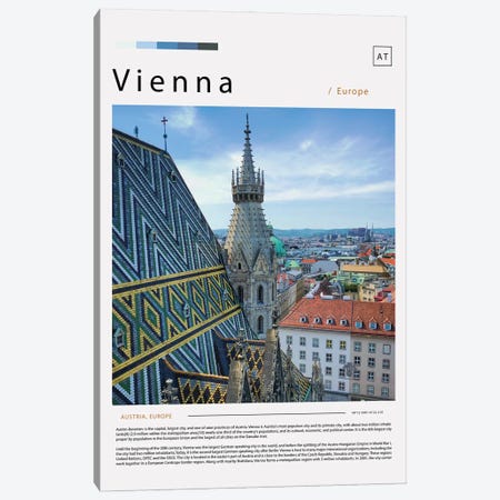 Photo Poster Of Vienna Canvas Print #PUR6098} by Paul Rommer Canvas Wall Art