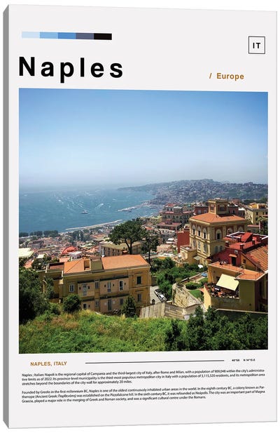 Photo Poster Of Naples Canvas Art Print - Campania Art