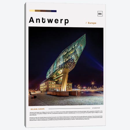 Antwerp Photo Poster Canvas Print #PUR6102} by Paul Rommer Canvas Art