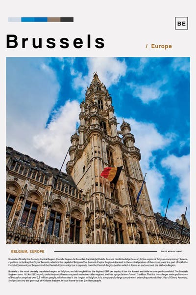 Paul Rommer: Brussels Photo Poster by Paul Rommer