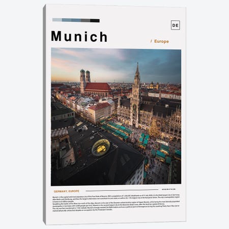 Munich Landscape Poster Canvas Print #PUR6105} by Paul Rommer Art Print