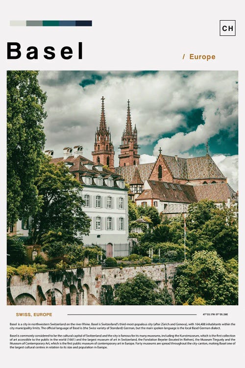 Basel Landscape Poster