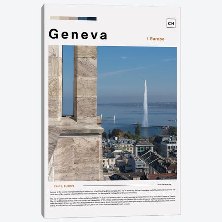 Geneva Landscape Poster Canvas Print #PUR6110} by Paul Rommer Art Print