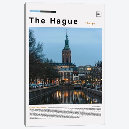 The Hague Landscape Poster Canvas Print #PUR6114} by Paul Rommer Canvas Art