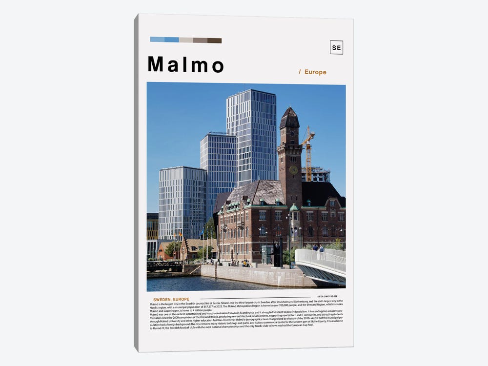 Malmo Landscape Poster by Paul Rommer 1-piece Art Print