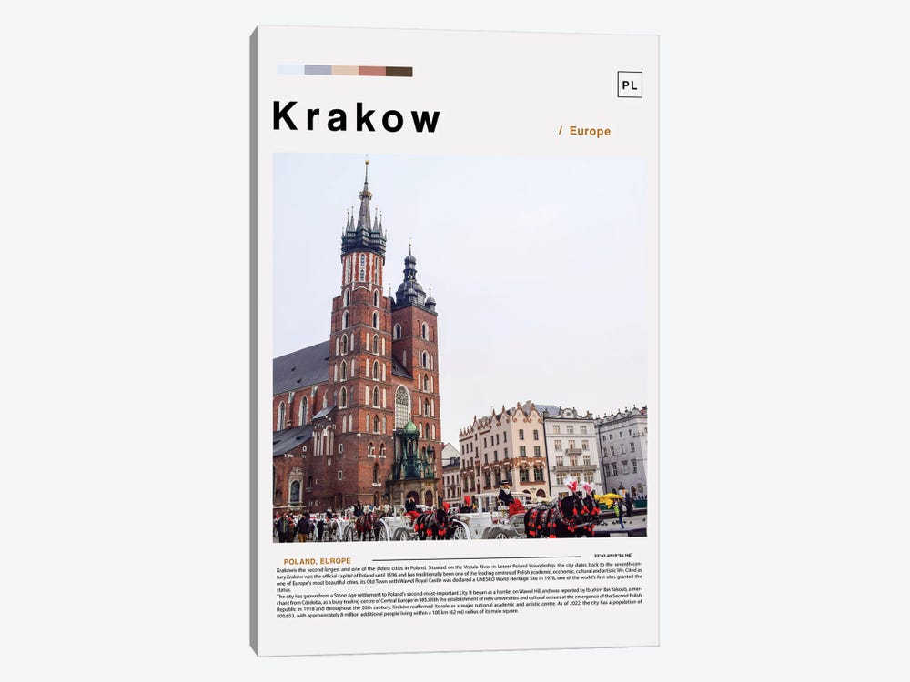 Krakow Landscape Poster by Paul Rommer 1-piece Art Print