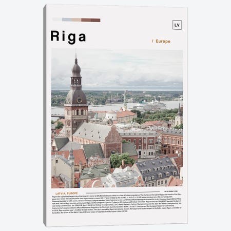 Riga Landscape Poster Canvas Print #PUR6127} by Paul Rommer Art Print