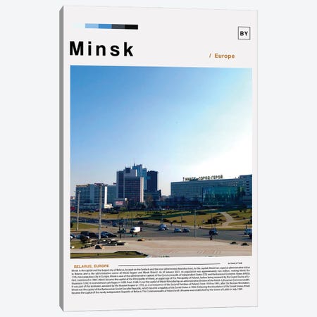 Minsk Landscape Poster Canvas Print #PUR6129} by Paul Rommer Canvas Artwork