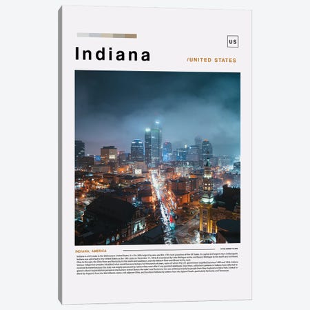 Indiana Landscape Poster Canvas Print #PUR6144} by Paul Rommer Art Print