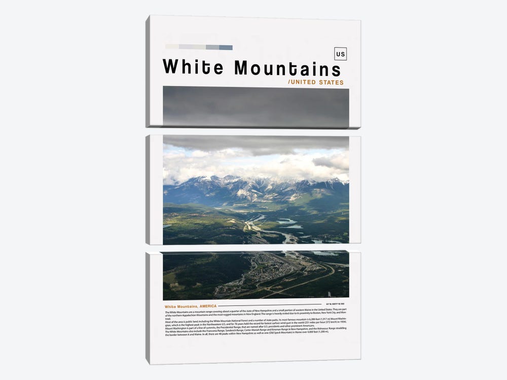 White Mountains Landscape Poster by Paul Rommer 3-piece Art Print