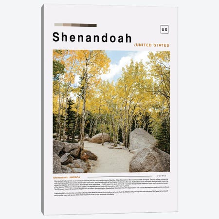 Shenandoah Landscape Poster Canvas Print #PUR6154} by Paul Rommer Canvas Artwork