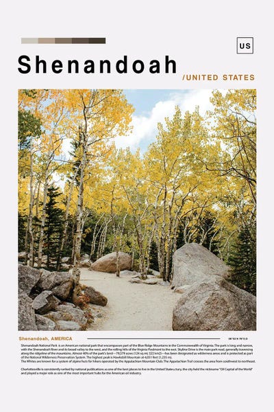 Paul Rommer: Shenandoah Landscape Poster by Paul Rommer