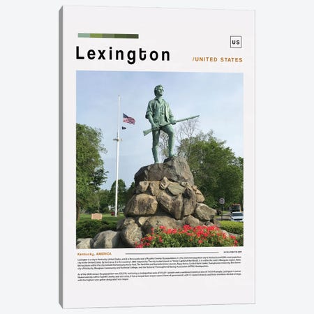 Lexington Poster Landscape Canvas Print #PUR6165} by Paul Rommer Art Print