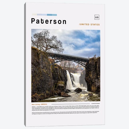 Paterson Poster Landscape Canvas Print #PUR6166} by Paul Rommer Canvas Print