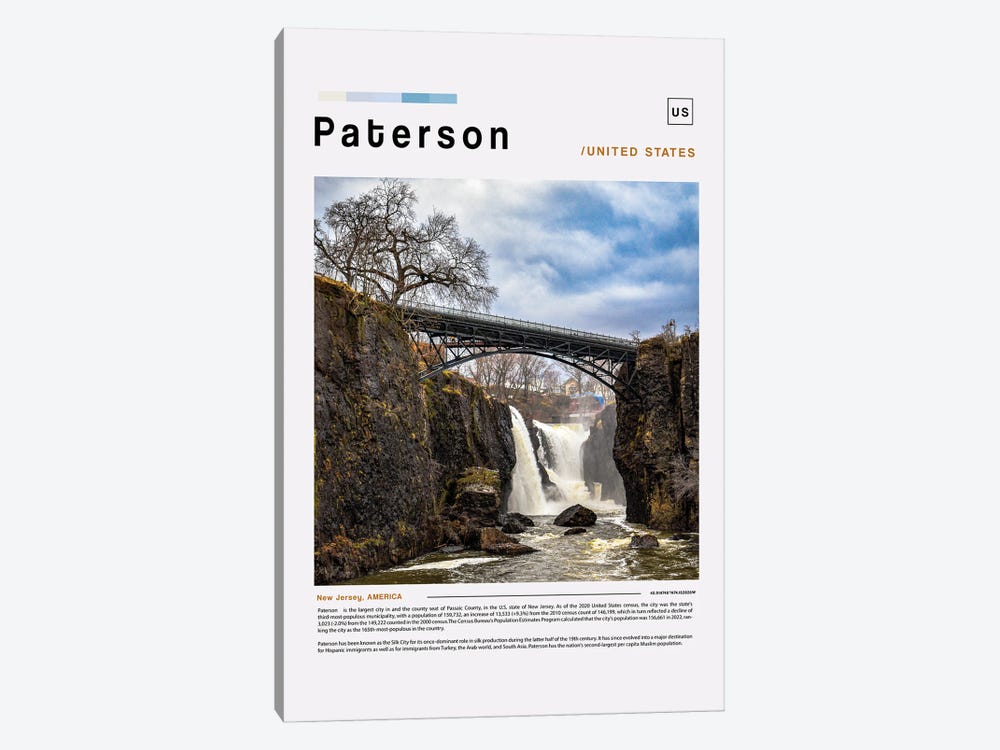 Paterson Poster Landscape by Paul Rommer 1-piece Art Print