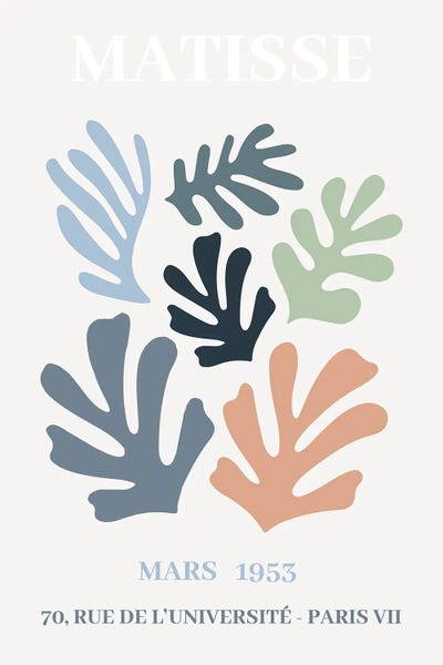 Matisse Pastel Abstract II by Paul Rommer multi panel art