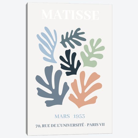 Matisse Pastel Abstract II Canvas Print #PUR6197} by Paul Rommer Canvas Wall Art