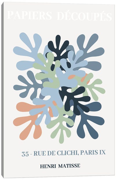 Matisse Pastel Abstract III Canvas Art Print - Paul Rommer