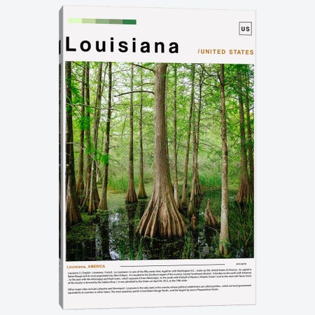 Louisiana II Poster Landscape Canvas Print #PUR6202} by Paul Rommer Canvas Art Print