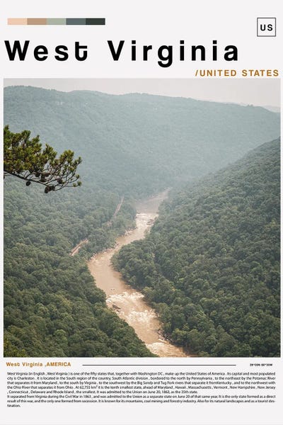 West Virginia Poster Landscape