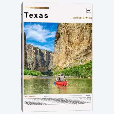 Texas II Poster Landscape Canvas Print #PUR6209} by Paul Rommer Canvas Print