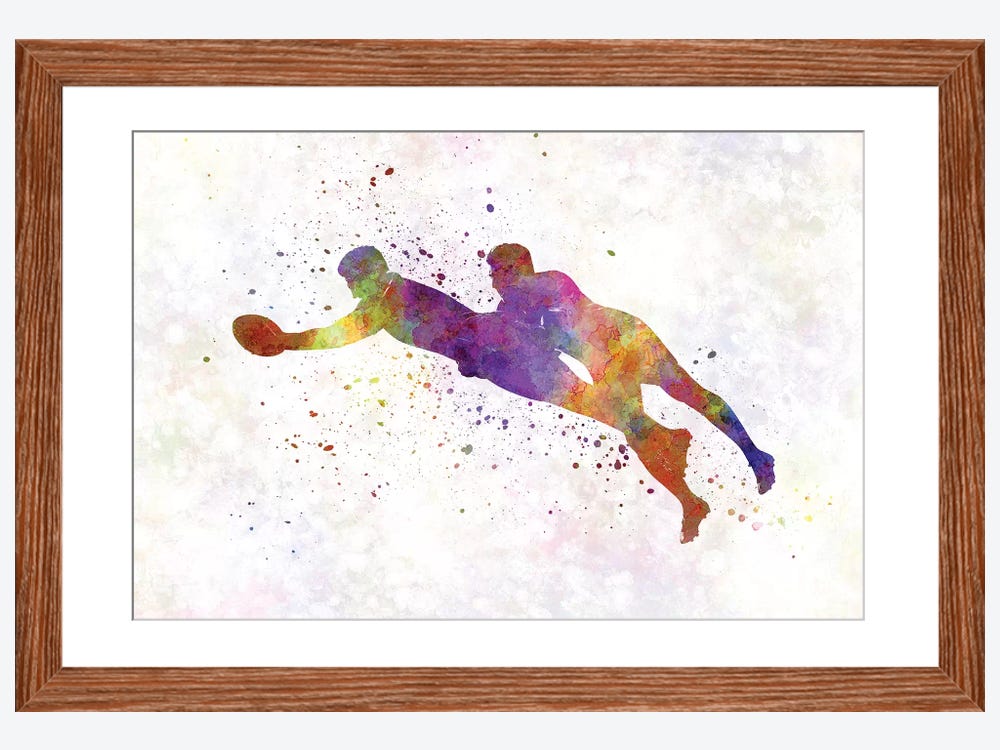 rugby art