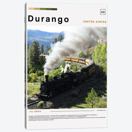 Durango Poster Landscape Canvas Print #PUR6221} by Paul Rommer Art Print