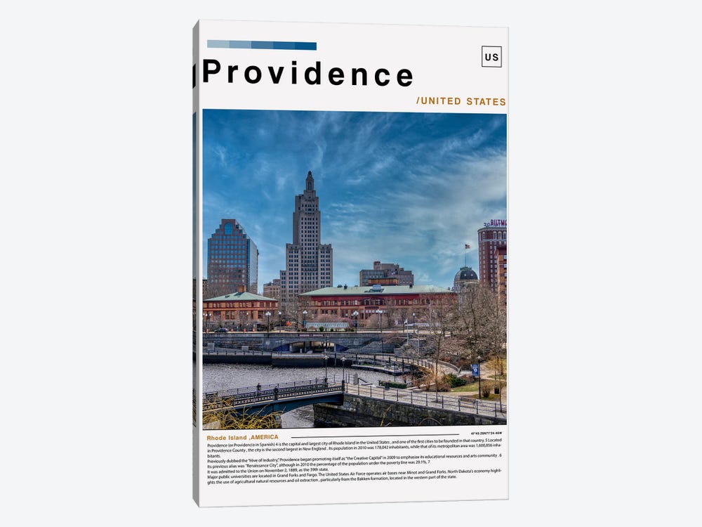 Providence Poster Landscape by Paul Rommer 1-piece Art Print
