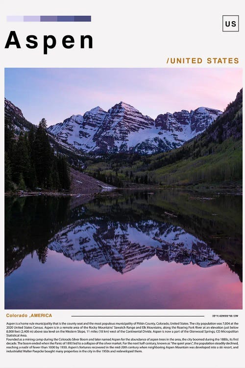 Aspen Landscape Poster