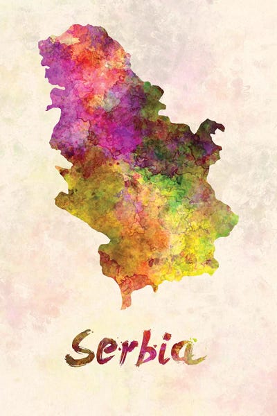 Serbia: Serbia In Watercolor by Paul Rommer