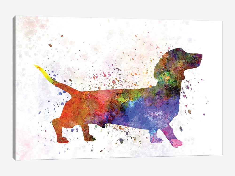 Short Haired Dachshund by Paul Rommer 1-piece Canvas Art