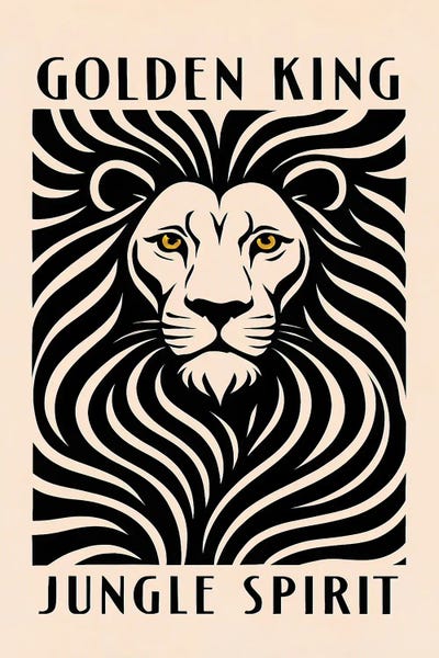 Lions: Golden King by Paul Rommer