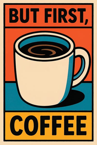 Fine Art Print: First Coffee by Paul Rommer
